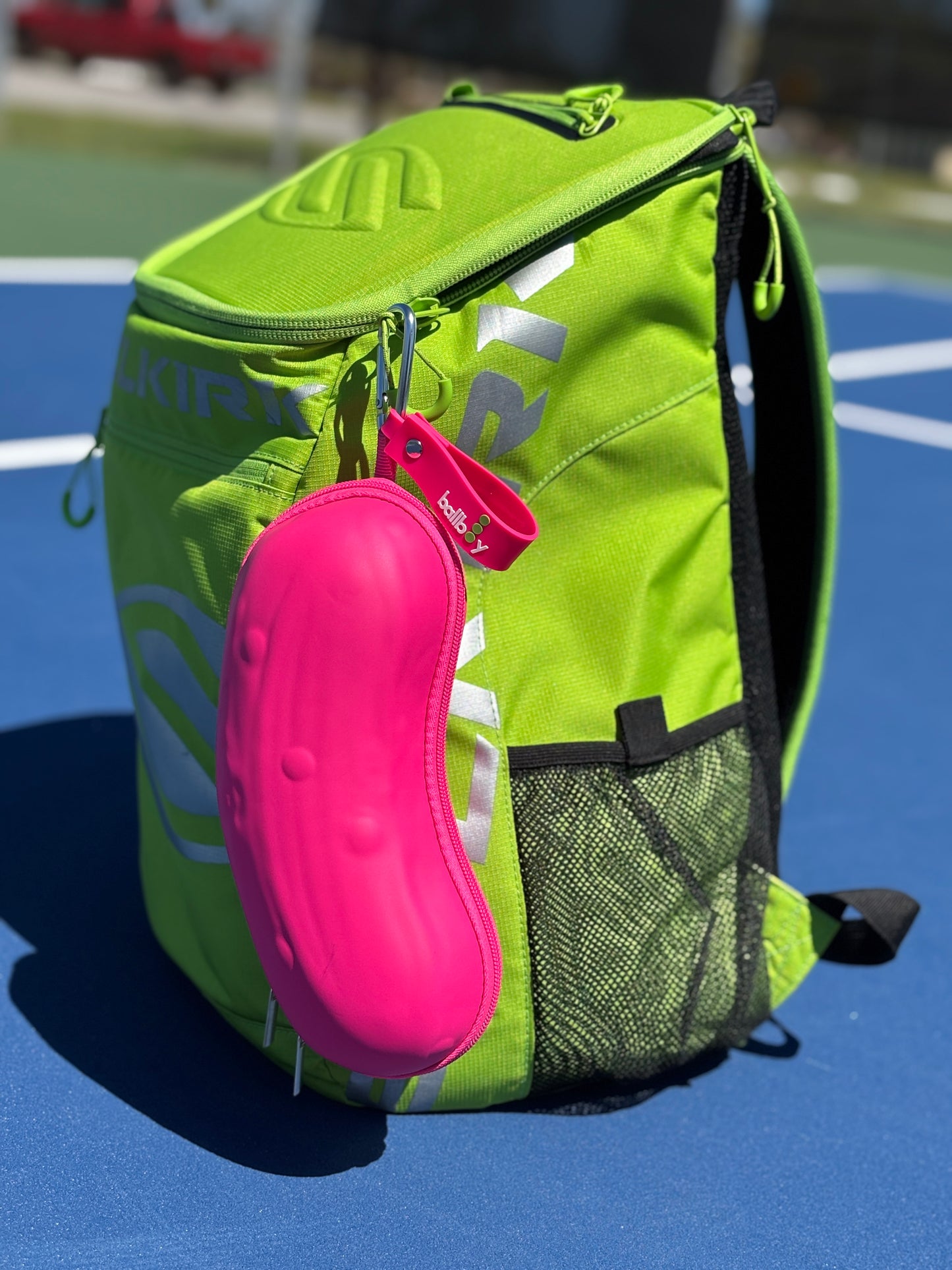 Ballboy™ – Pink Pickleball Holder